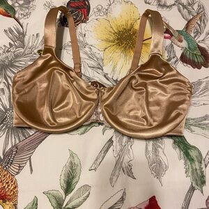 Soma Shimmering Tan Satin Bra